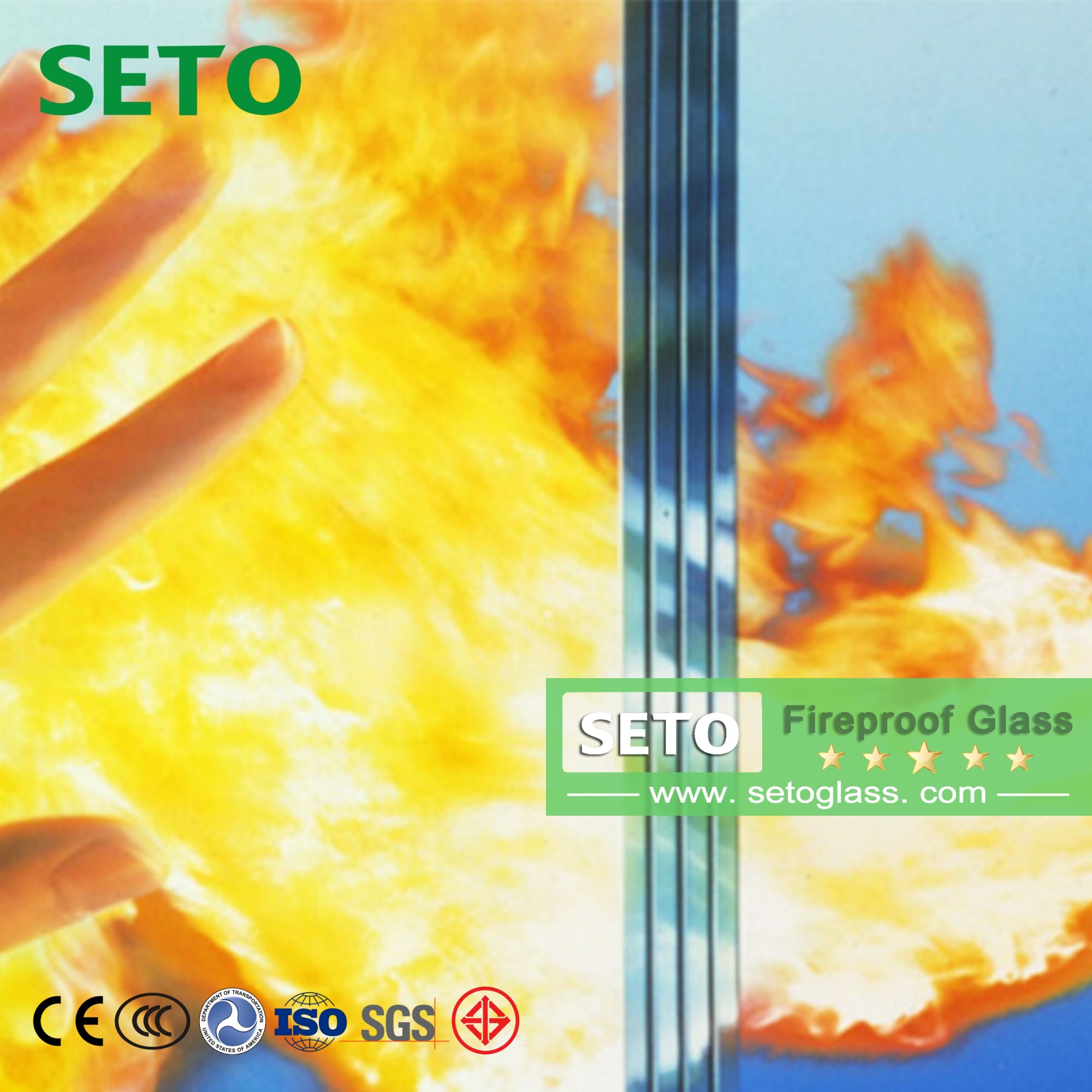 30min 60min 90min 120min Fireproof glass Fire-Resistant Glass for Building
