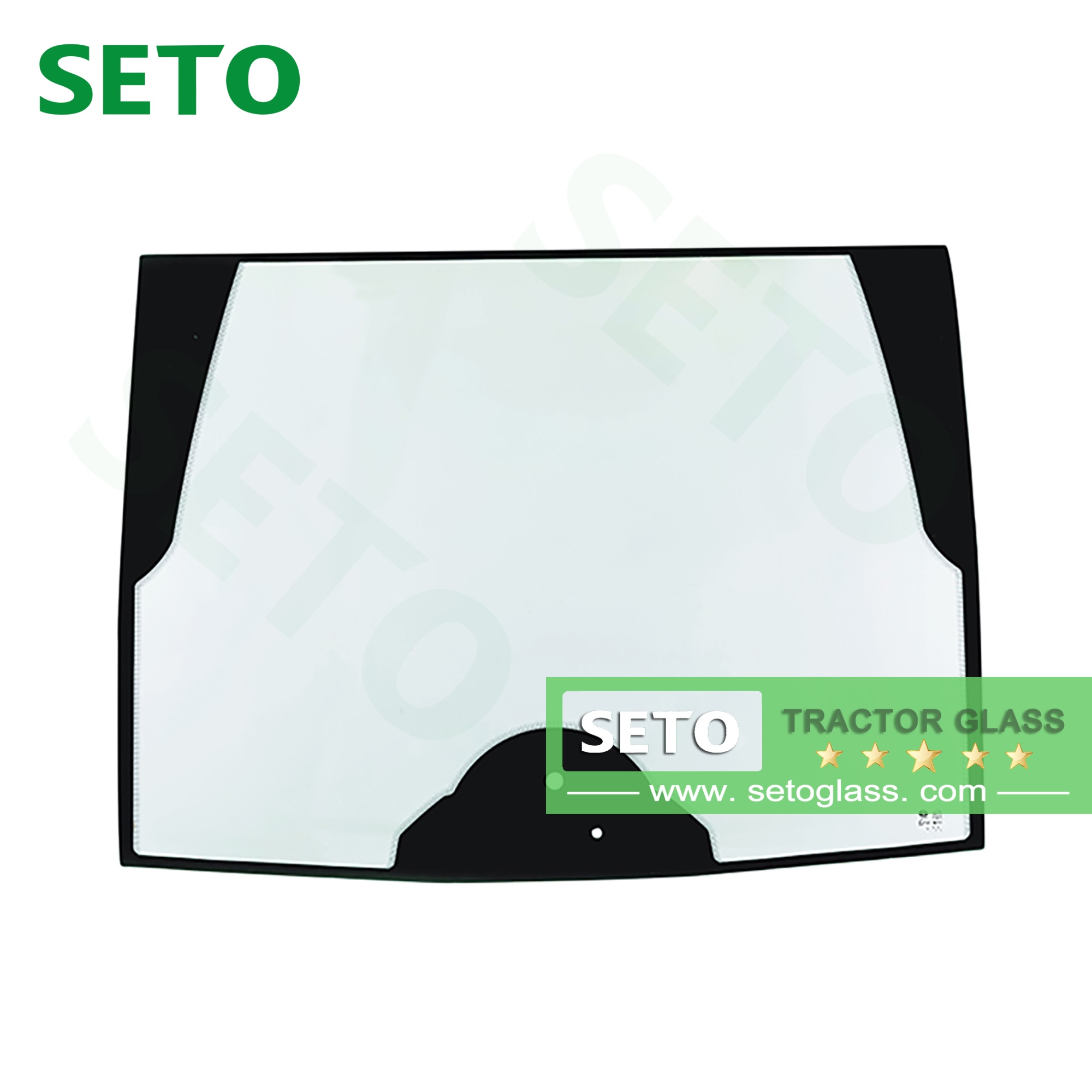 Tractor Cab Glass Tempered Safety Side Door Window Glass 