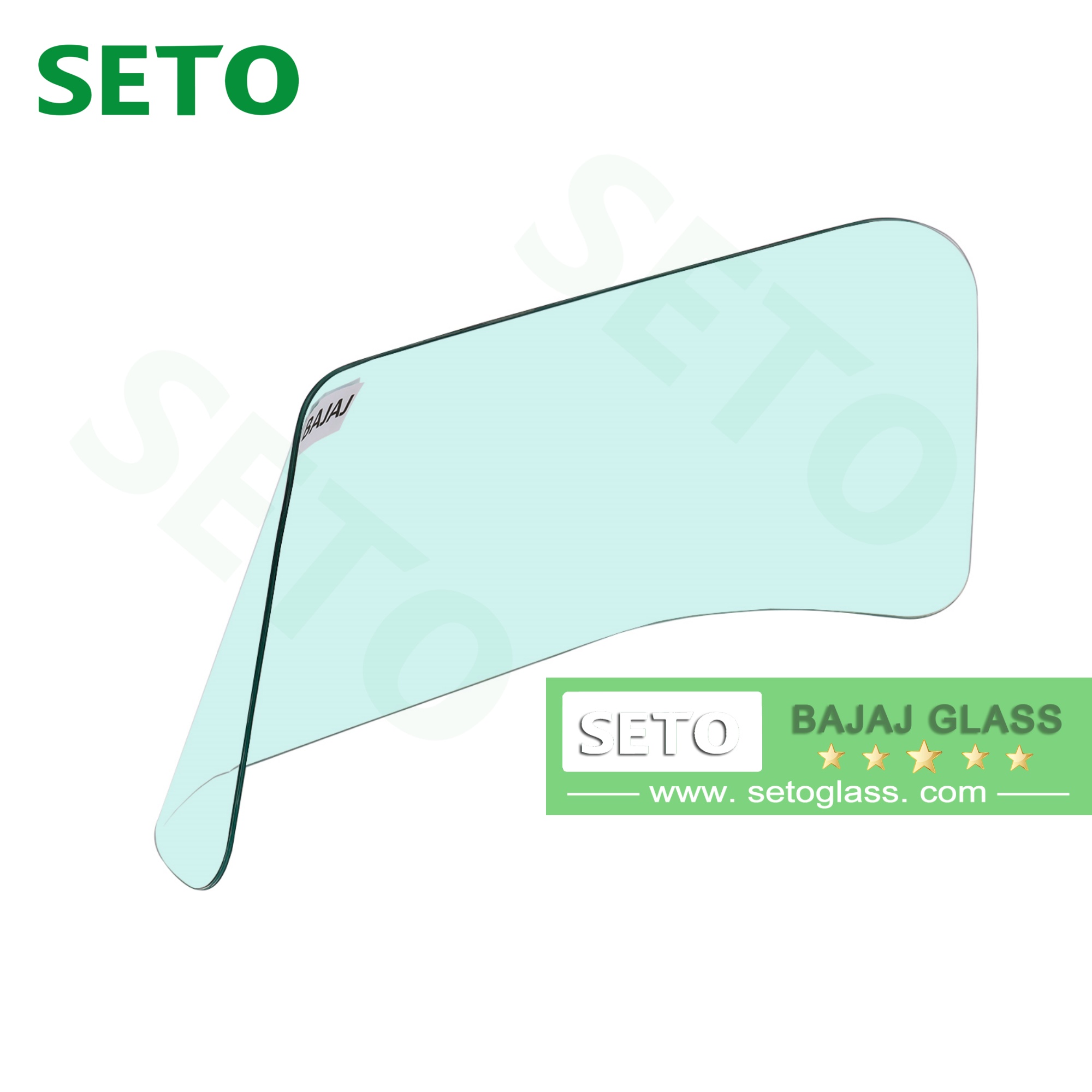 Bajaj Auto Rickshaw Body Part Bajaj Re 205Three Wheeler Front Windshield Windscreen Glass Spare Parts 
