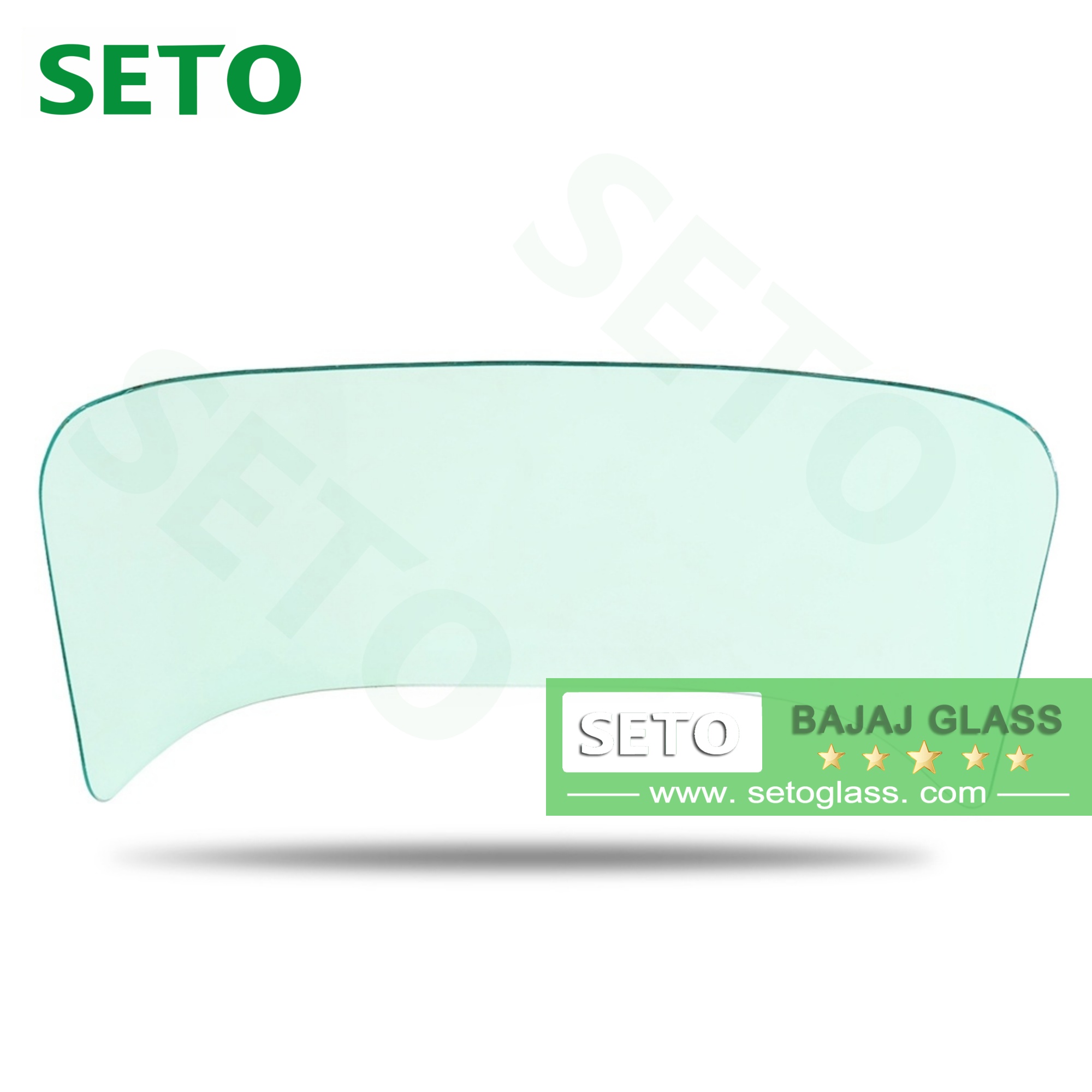 Three Wheel Motorcycle Front Windscreen Front Laminated Glass for Bajaj Tvs Tuk Tuk