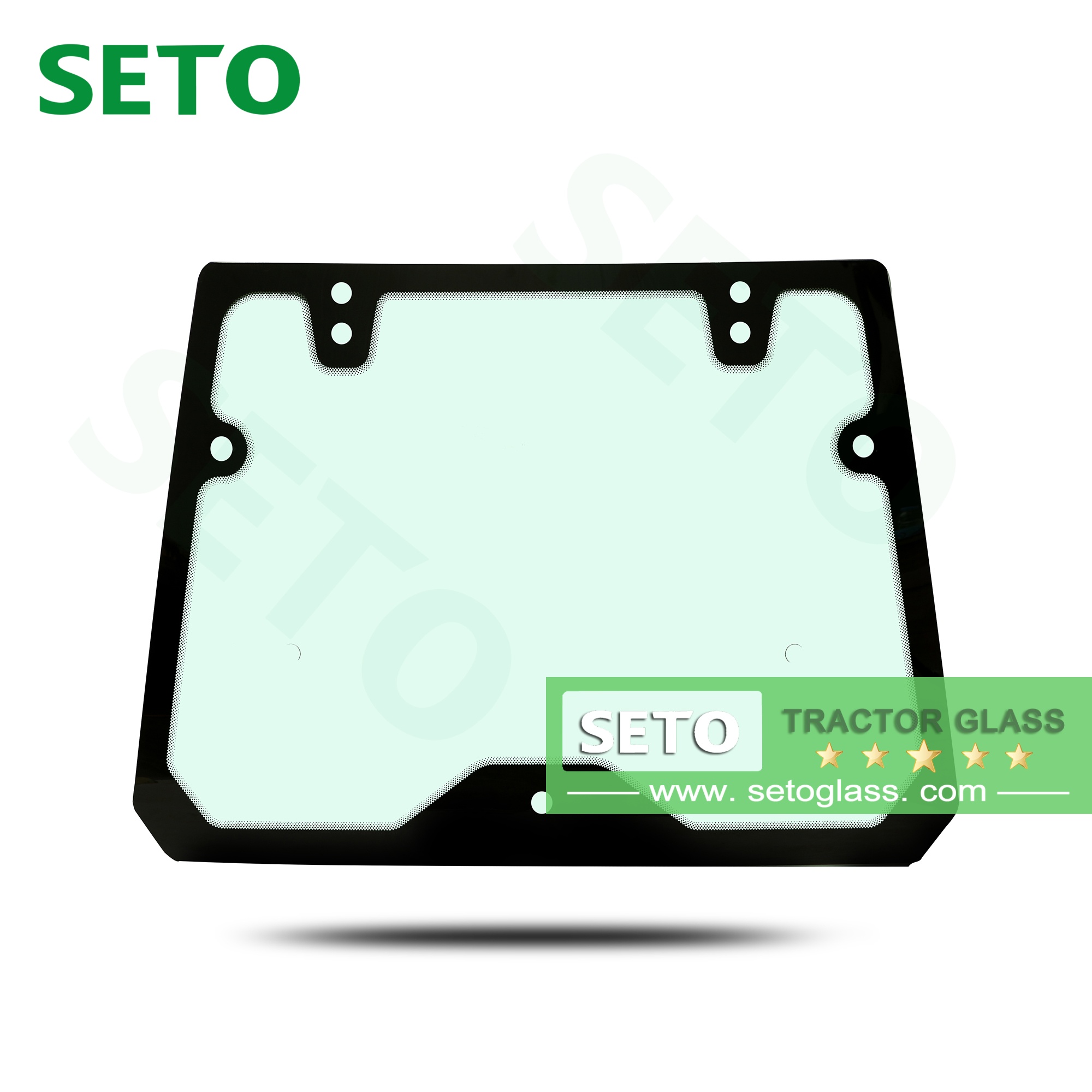 Tempered Road Roller Glass Engineering Vehicle Windshield Side Window glass