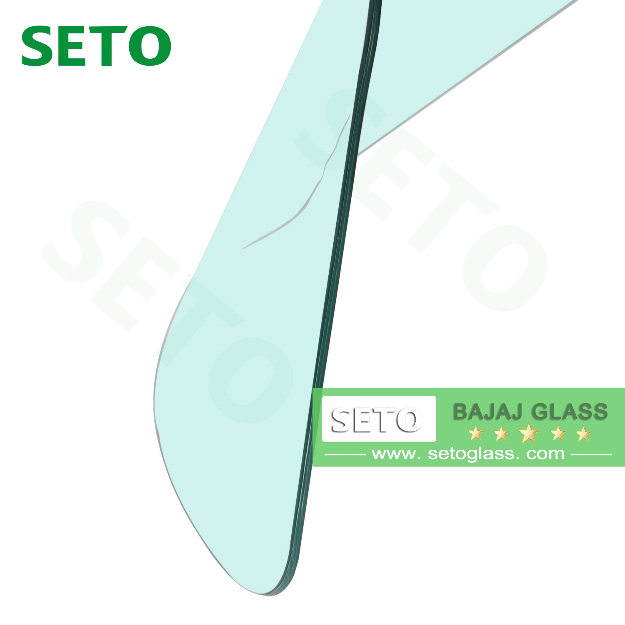 Three Wheel Motorcycle Front Windscreen Front Laminated Glass for Bajaj Tvs Tuk Tuk