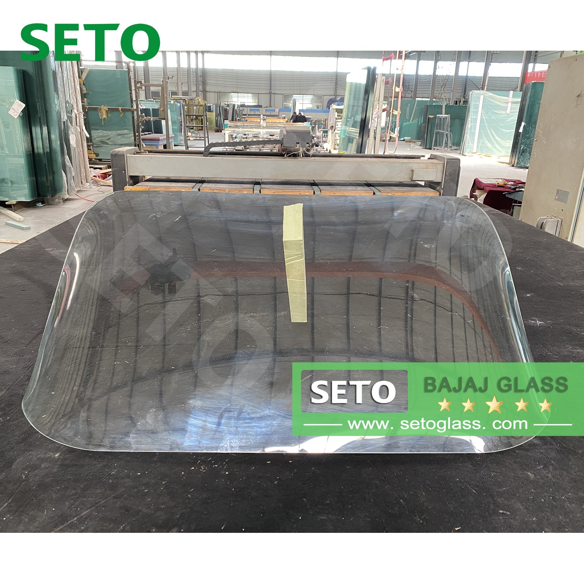Laminated Tempered E Rickshaw Glass Three Wheelers Bajaj 205 Spare Parts Windshield Glass