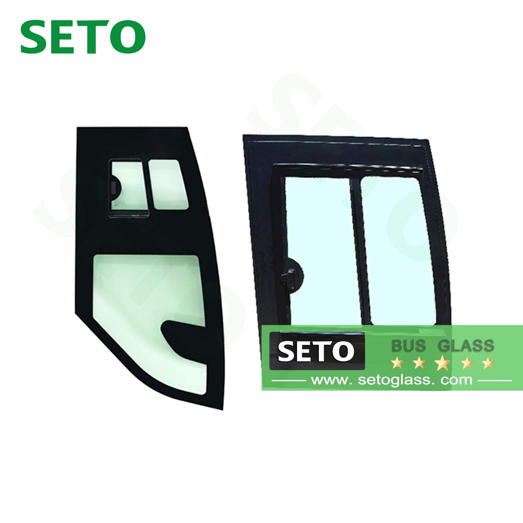 5mm Clear Safety Tempered Side Glass Window for Bus