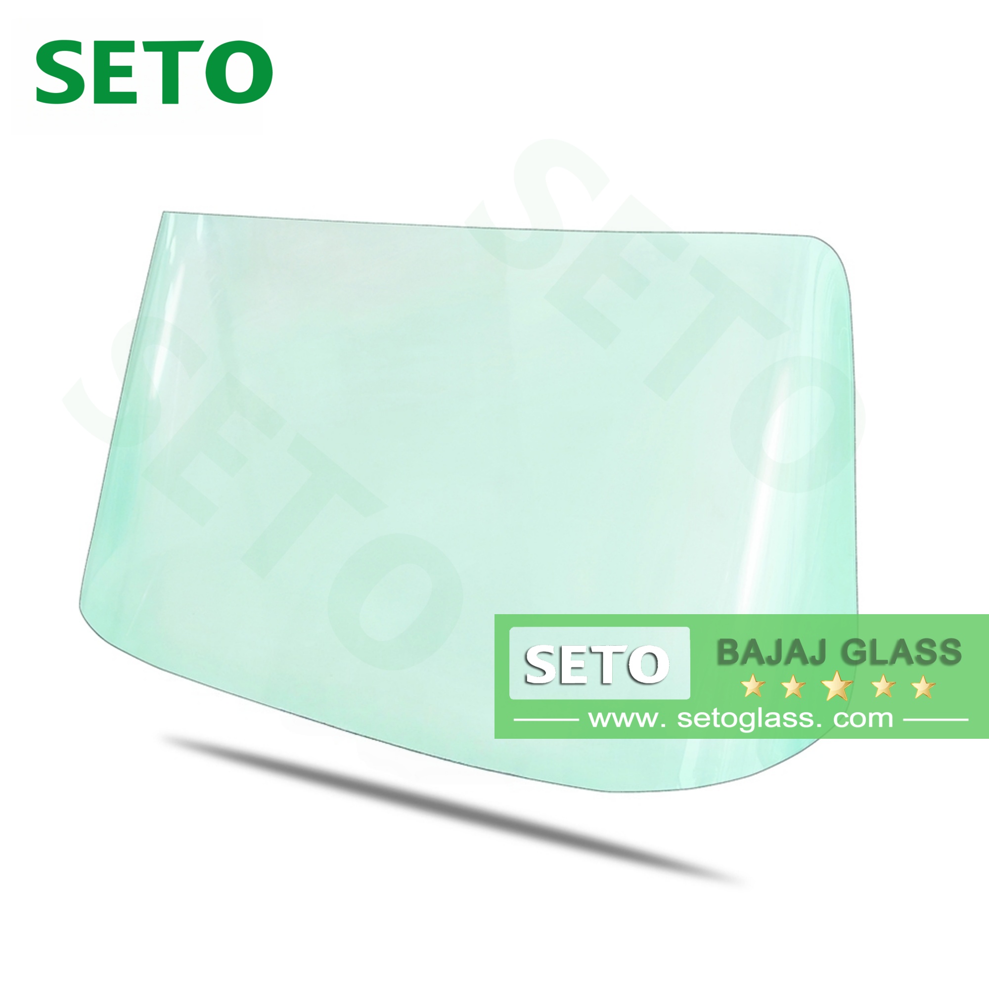 Three Wheel Motorcycle Front Windscreen Front Laminated Glass for Bajaj Tvs Tuk Tuk