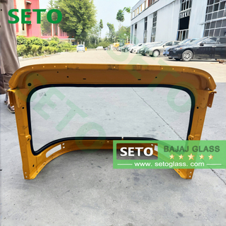Hot Curved Laminated Bajaj Three Wheeler Tricyle Windshield Glass Bajaj 225 Windshield 