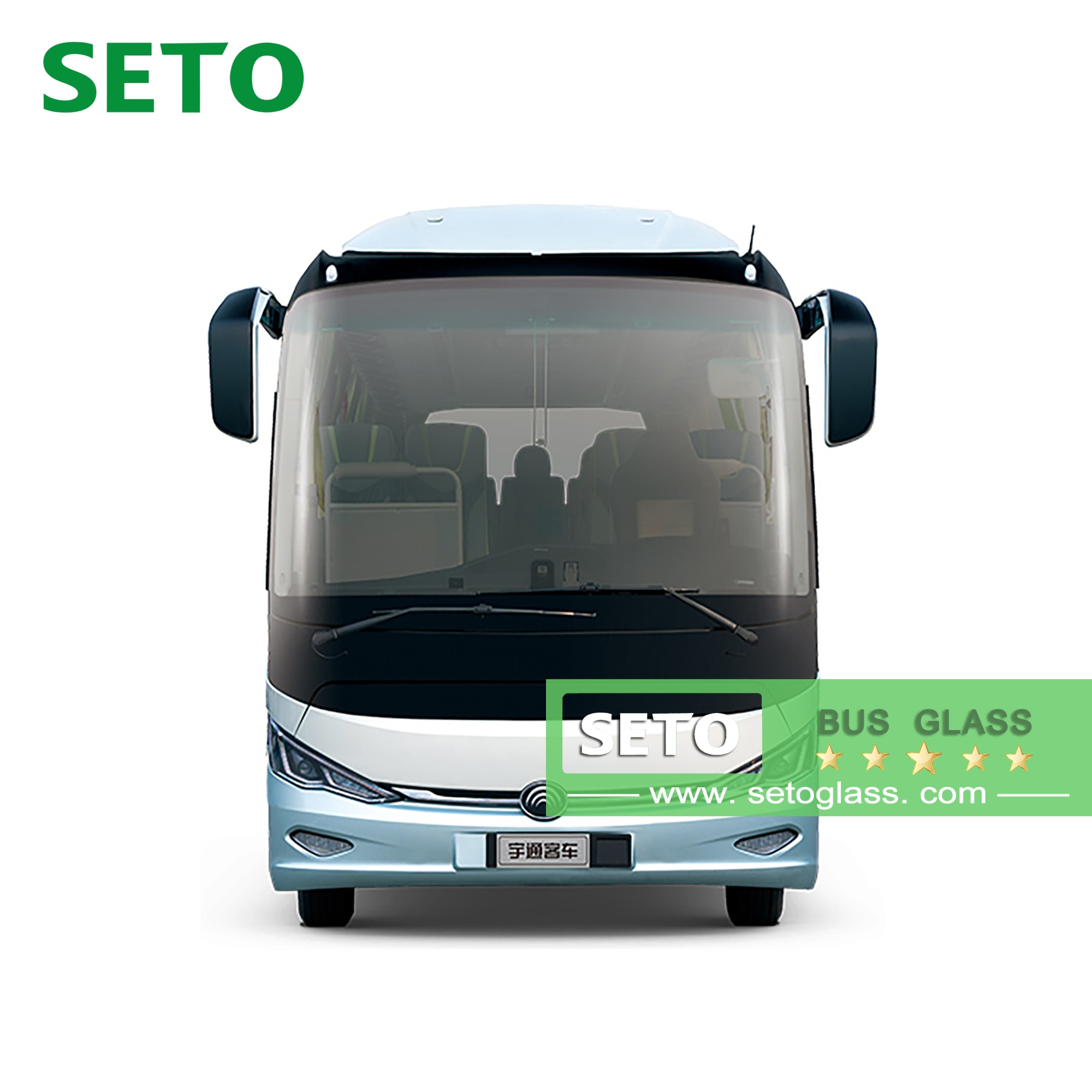 6mm Clear Safety Tempered Side Sliding Glass Window for Bus