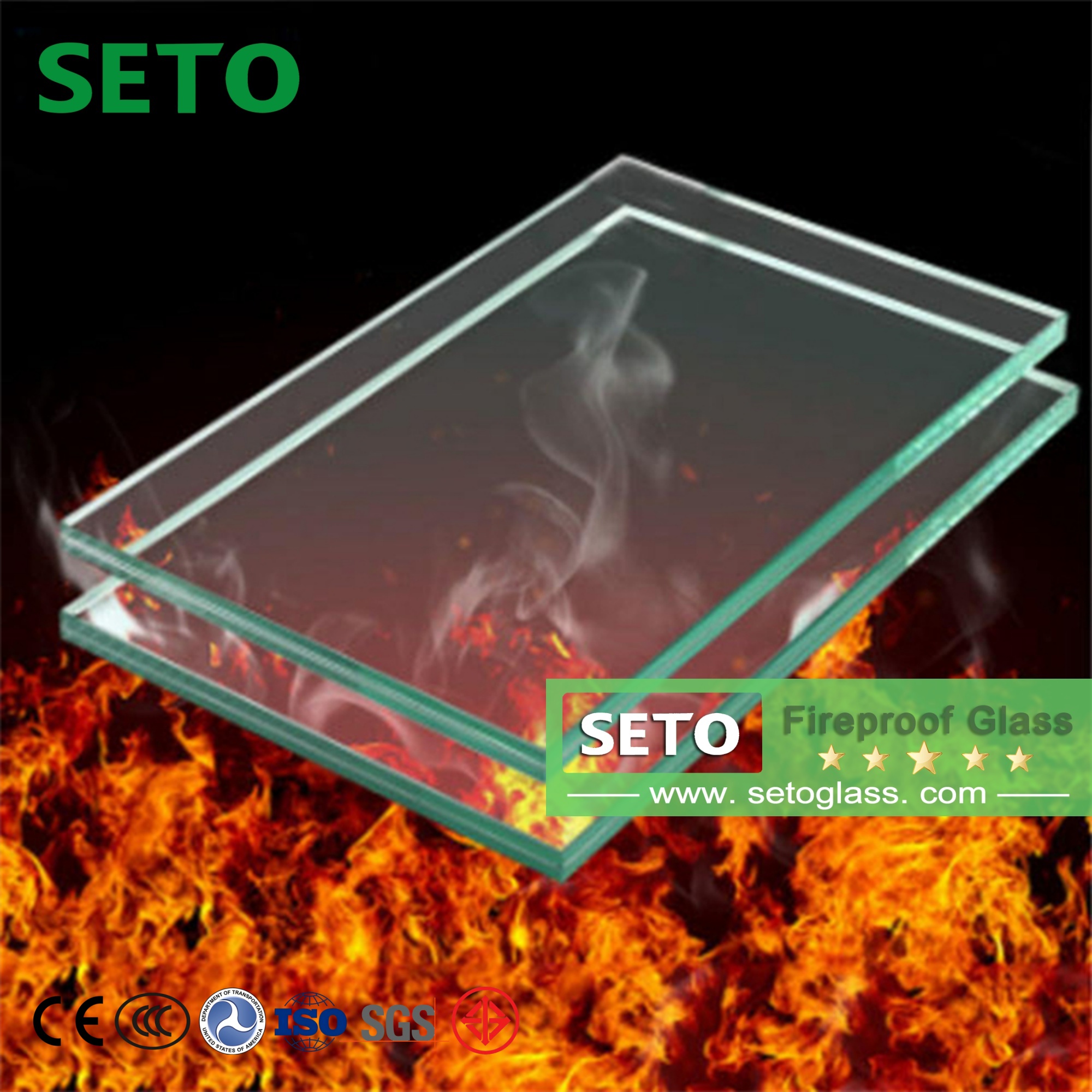 30min 60min 90min 120min Fireproof glass Fire-Resistant Glass for Building