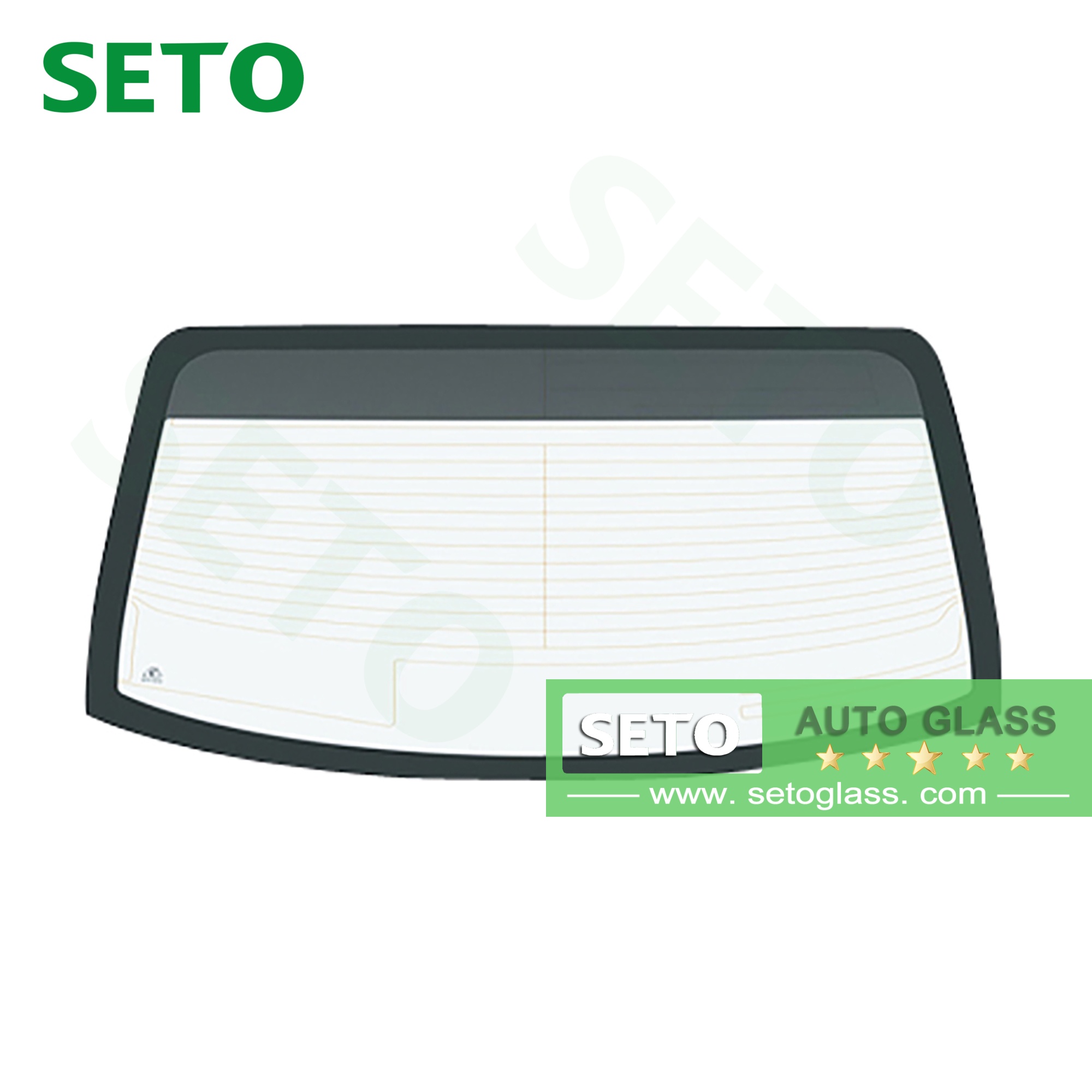 Custom Curved Bulletproof Car Rear Windshield Glass Anti Glare Xyg car Glass for Nissan