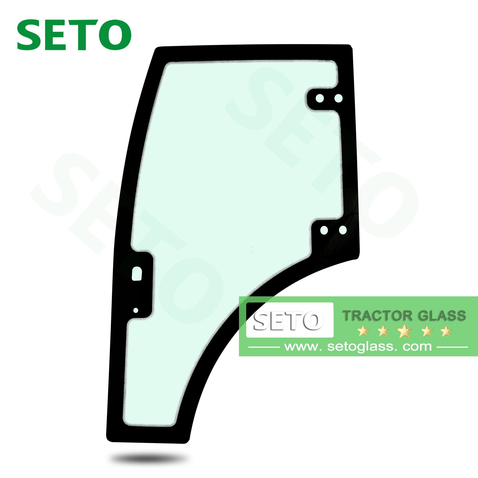 Tempered Road Roller Glass Engineering Vehicle Windshield Side Window glass