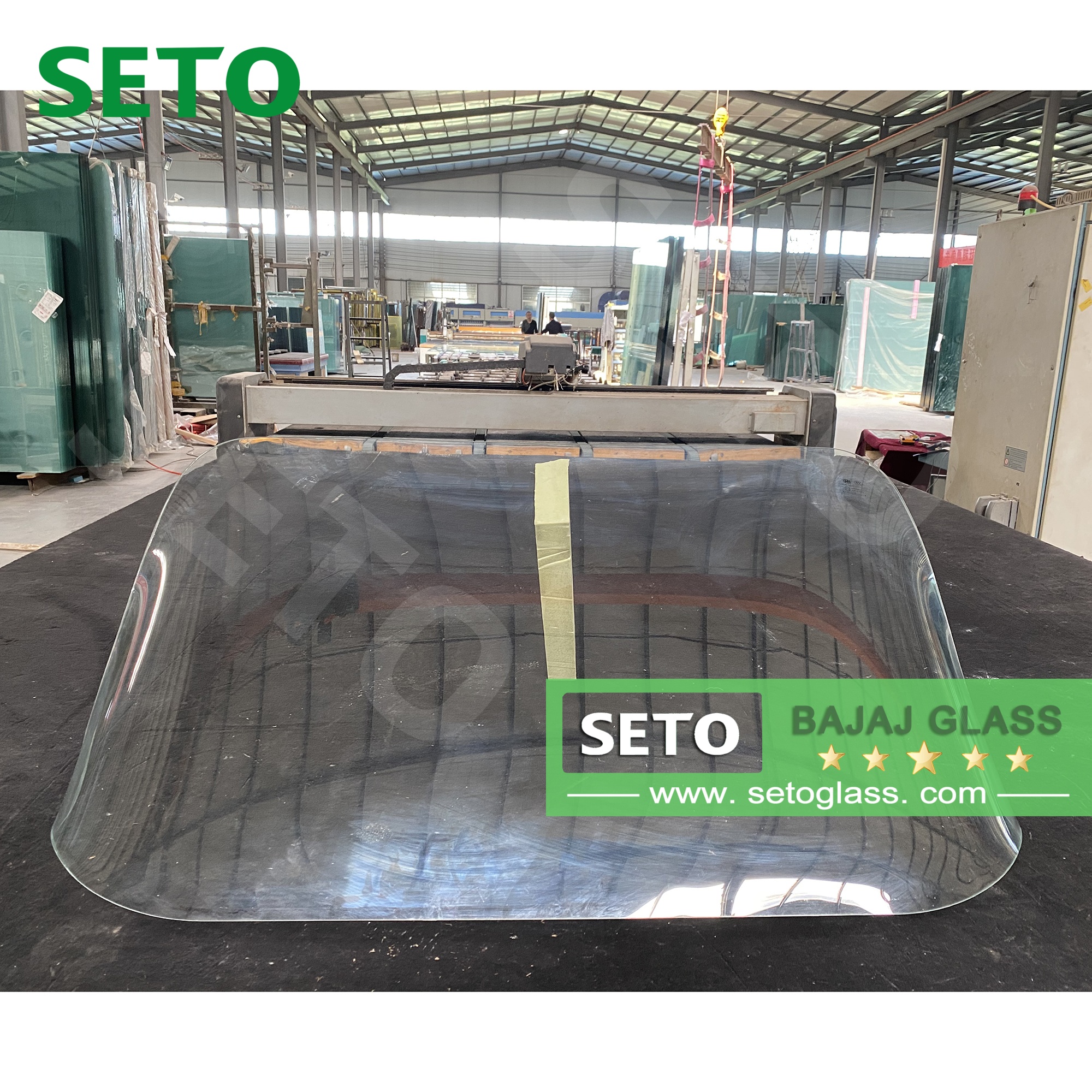 Bajaj Auto Rickshaw Body Part Bajaj Re 205Three Wheeler Front Windshield Windscreen Glass Spare Parts 