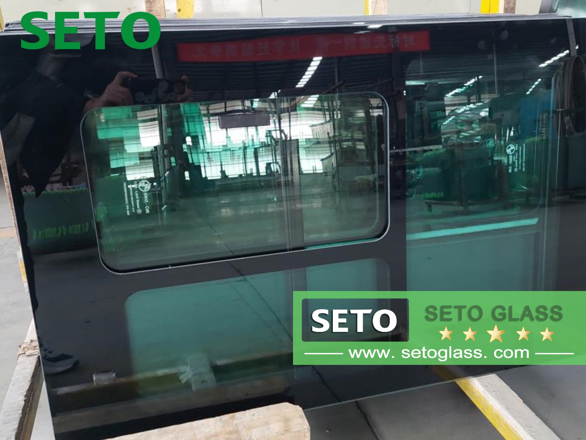 SETO FACTORY DEVELOPS SLIDING WINDOW GLASS FOR AFRICA BUS
