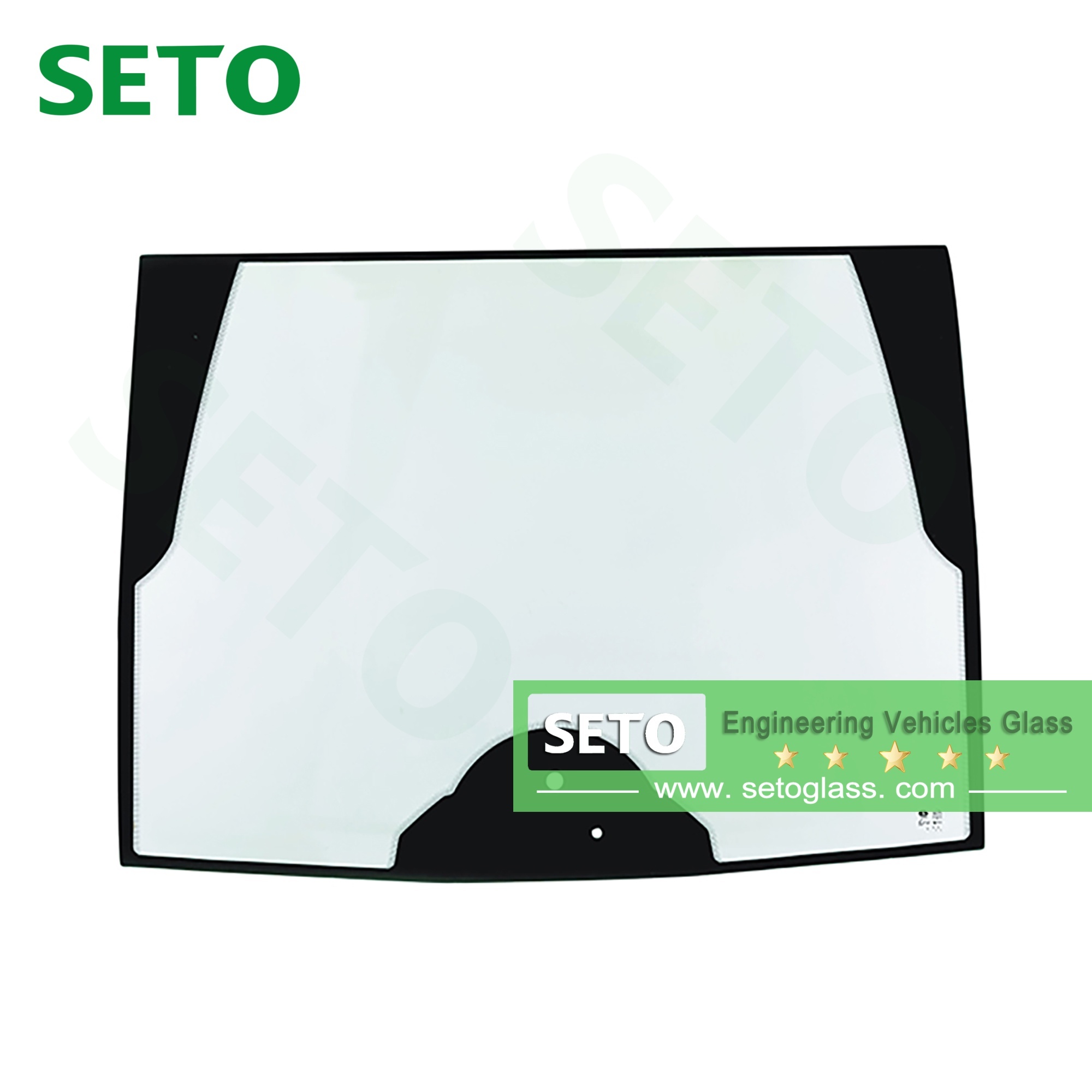 Tempered Hoist Chain Block /Crane/Derrick Engineering Vehicle Glass Windshield Glass