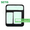 China Laminated Bus Windshield Tempered Bus Pats Bus Side Window Glass for Yutong Hiace
